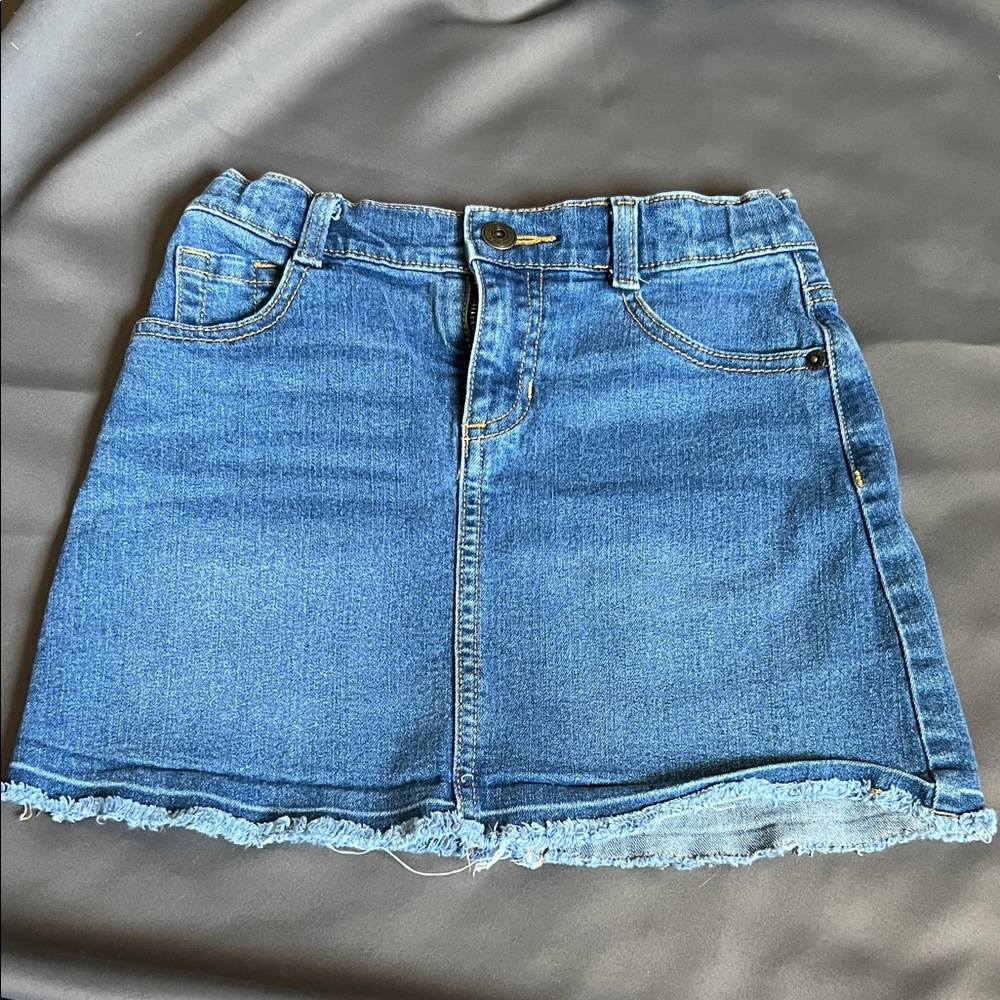 Crazy 8 Blue Denim Skirt for Kids